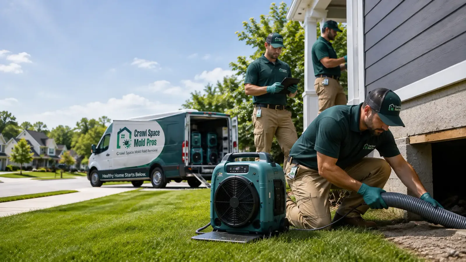 Crawl Space Mold Removal in Berlin, NH